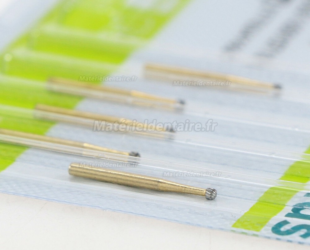 10 pièces WAVE Dental TF 7004 fraise ronde en carbure de finition pour perceuse à grande vitesse